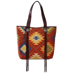 Ariat Ladies Brynlee Red Aztec Conceal Carry Tote Bag A770011897