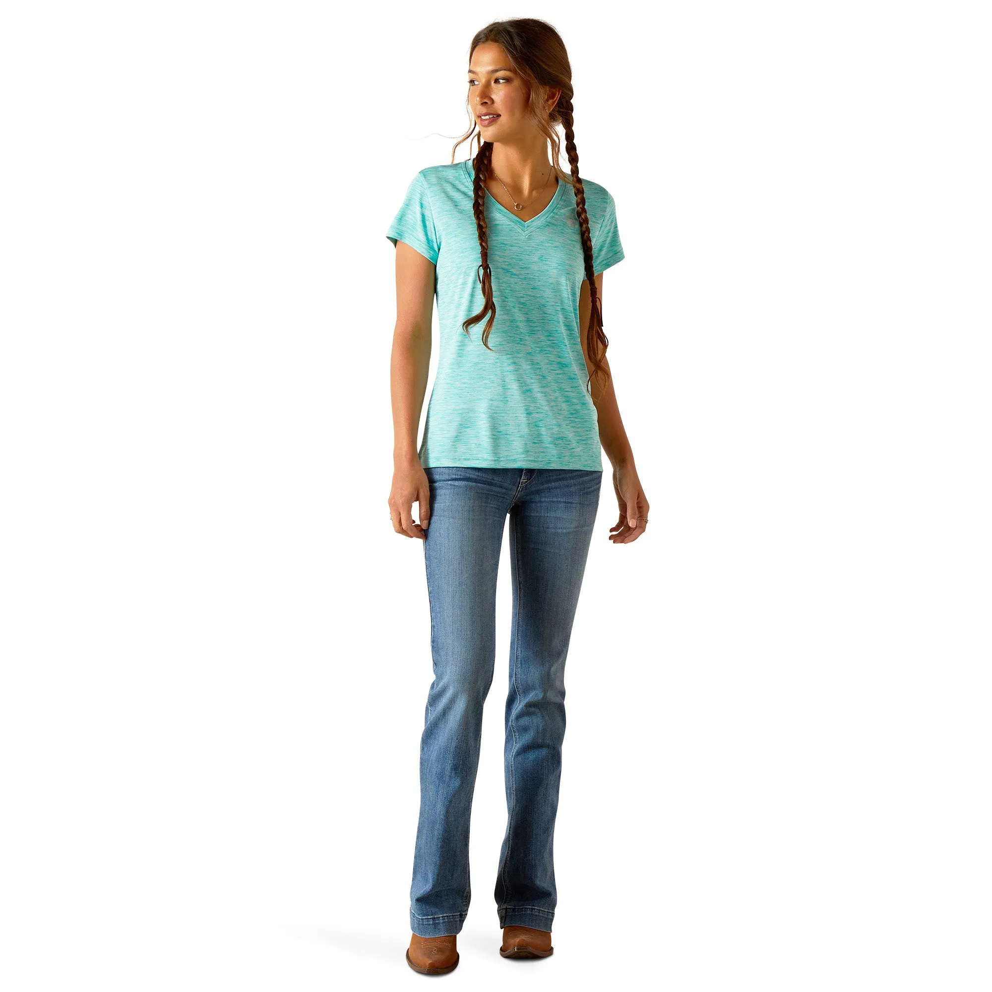 Ariat Ladies Laguna Baltic Blue Top 10048816