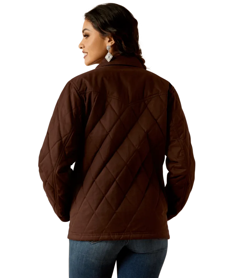 Ariat Women's Mole Grizzly Quilted Barn Jacket