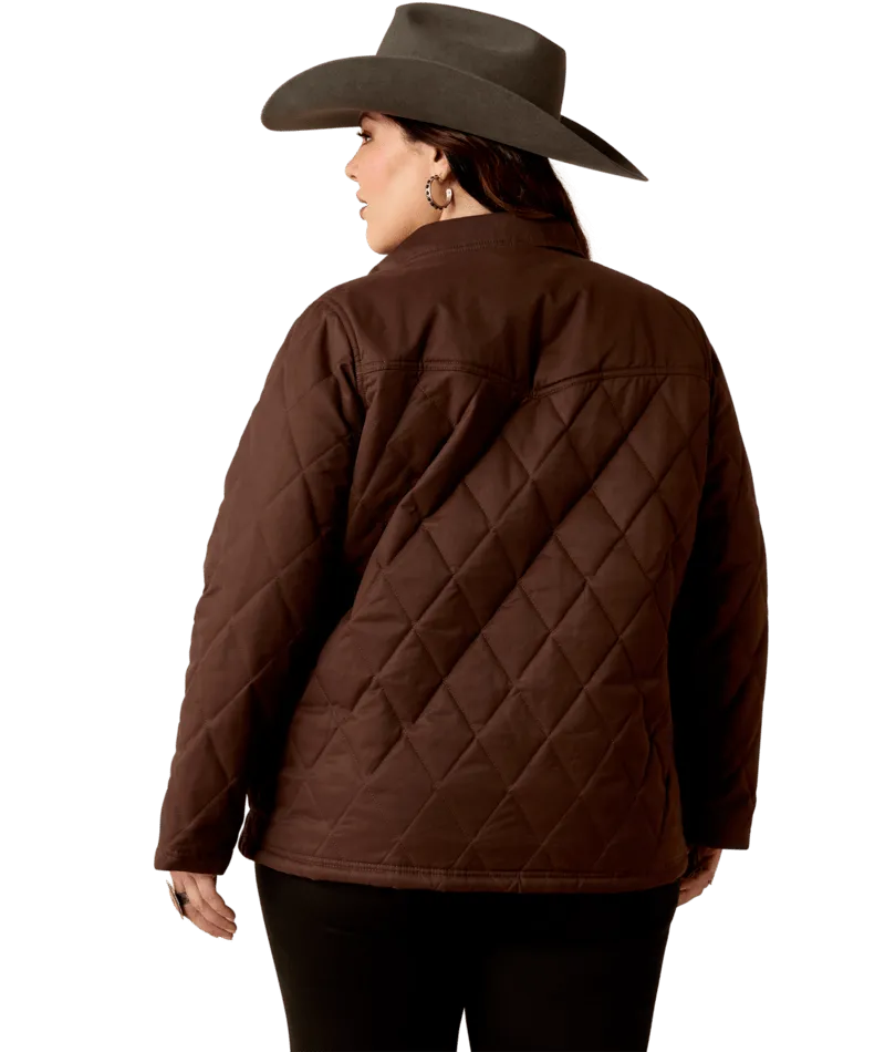 Ariat Women's Mole Grizzly Quilted Barn Jacket