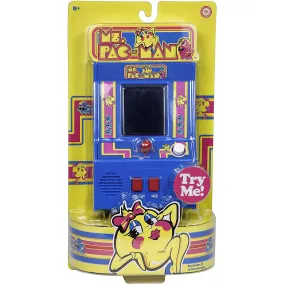 Basic Fun Arcade Classics Ms Pac-Man Color LCD Retro Mini Arcade Game