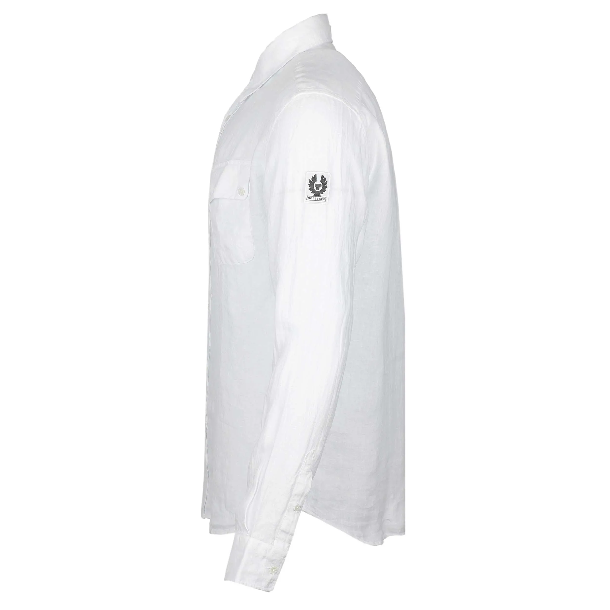 Belstaff Linen Pitch Shirt in White