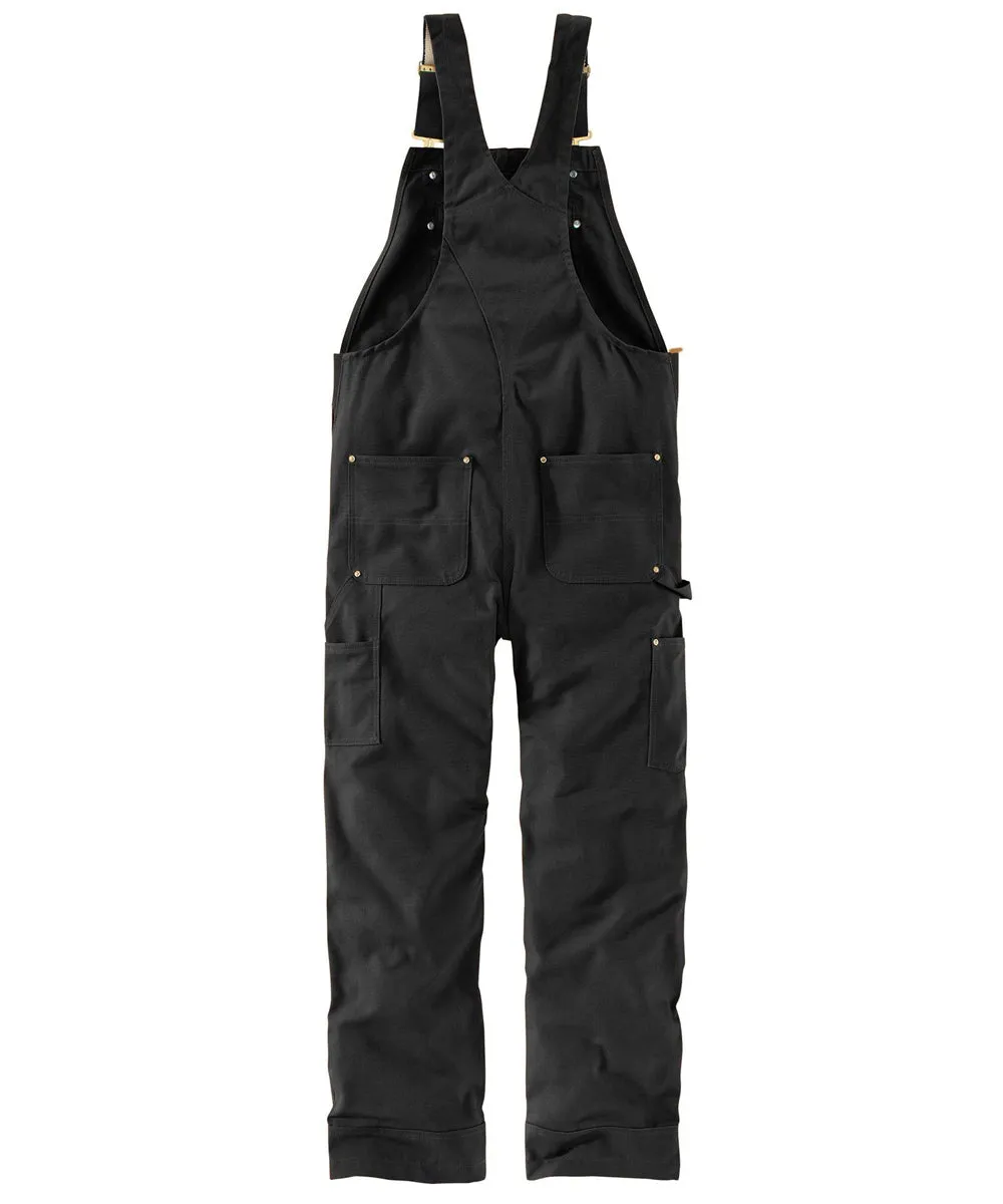 Carhartt R01 Duck Bib Overalls - Black