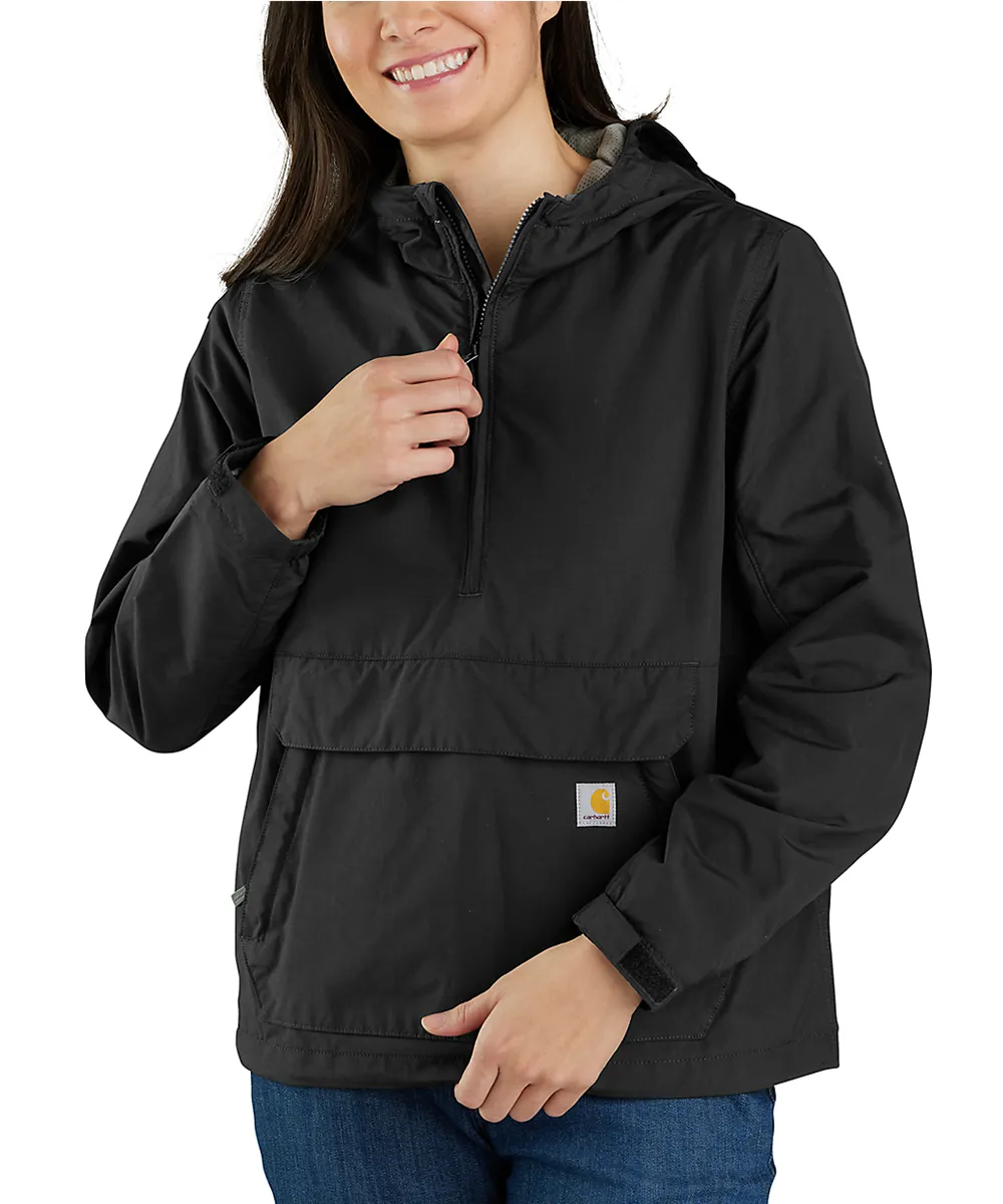 Carhartt Women's Rain Defender Packable Anorak - Black