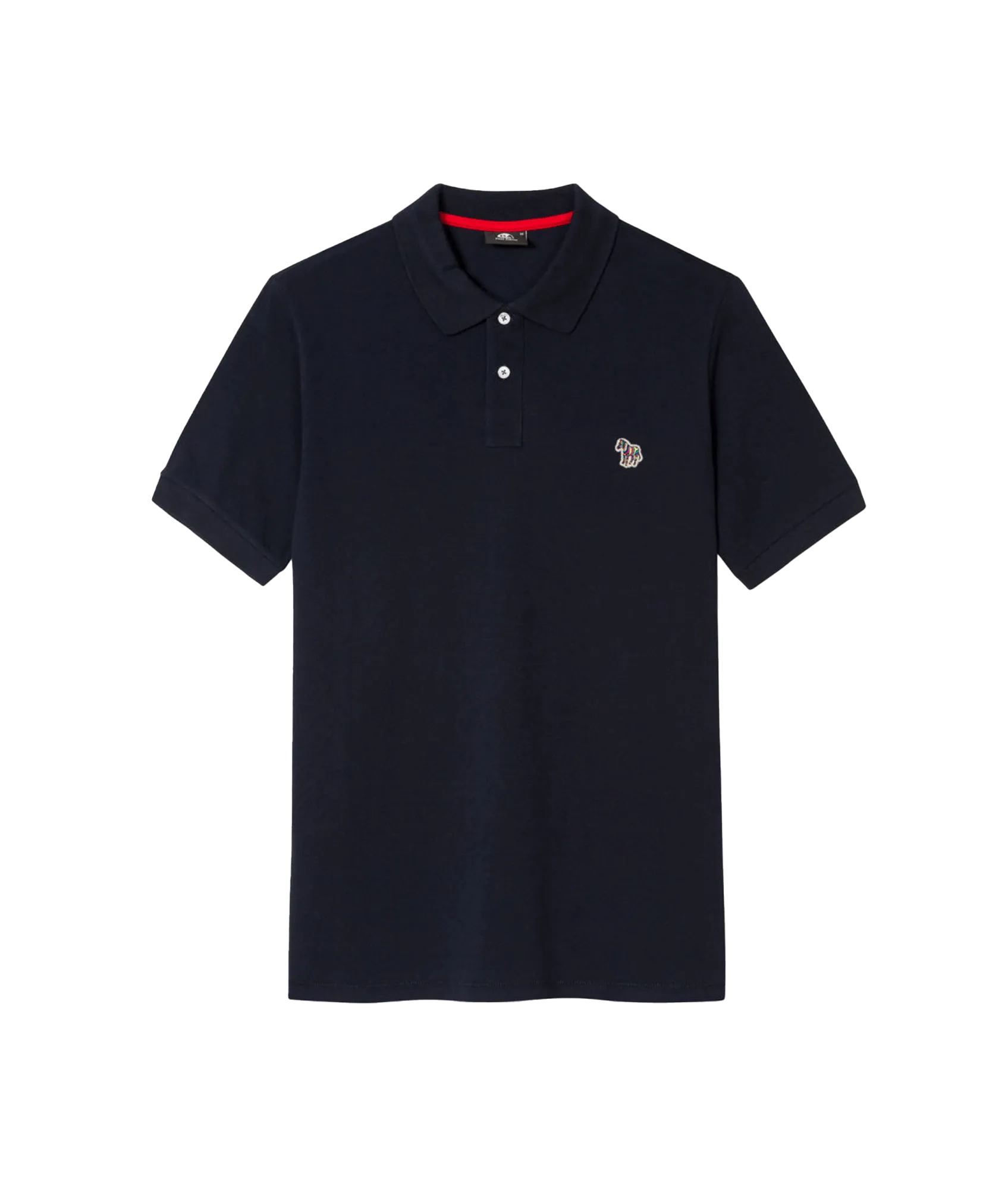 Cotton-Piqué Zebra Polo Shirt - Navy