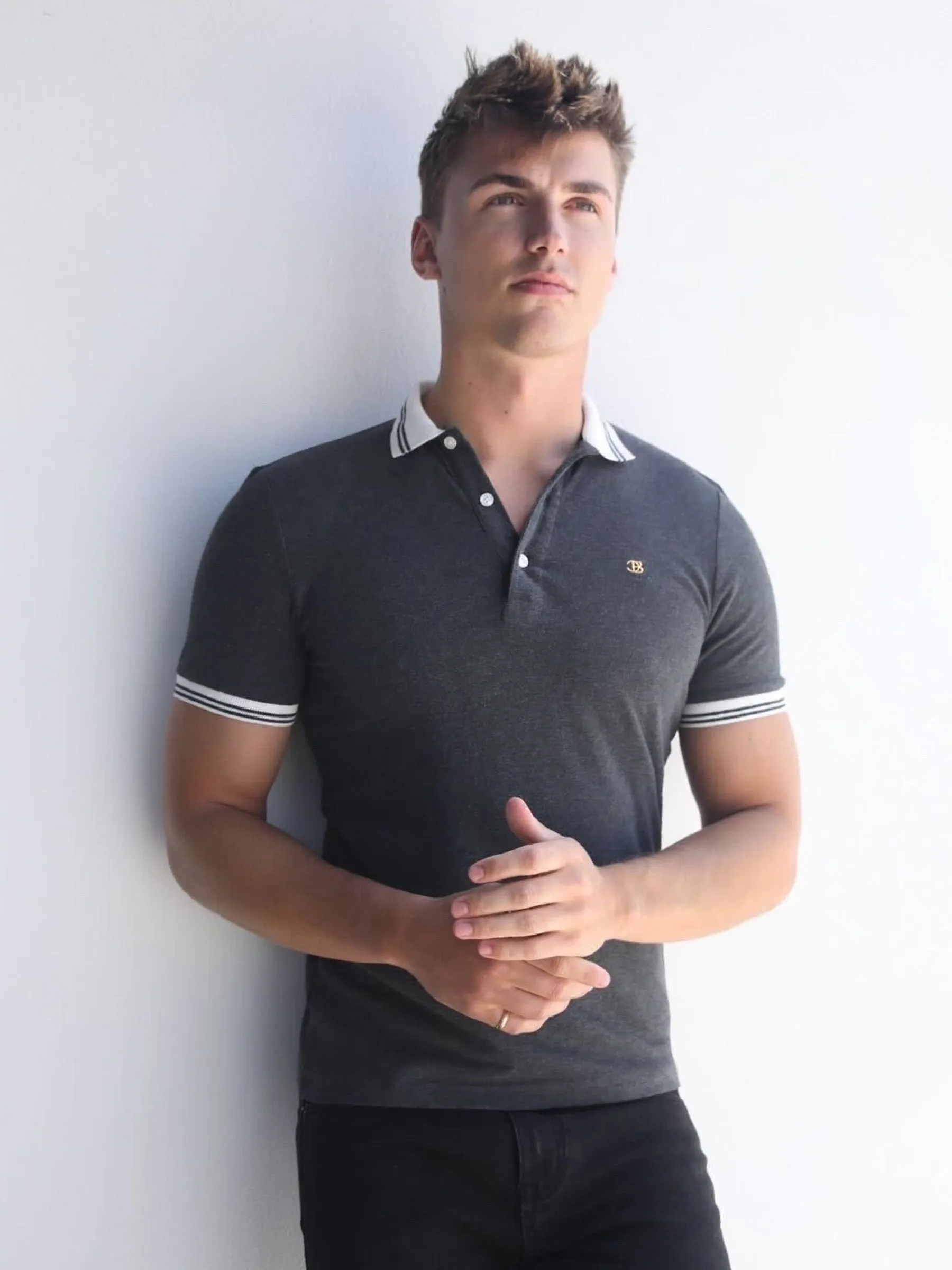 Dalston Polo - Charcoal