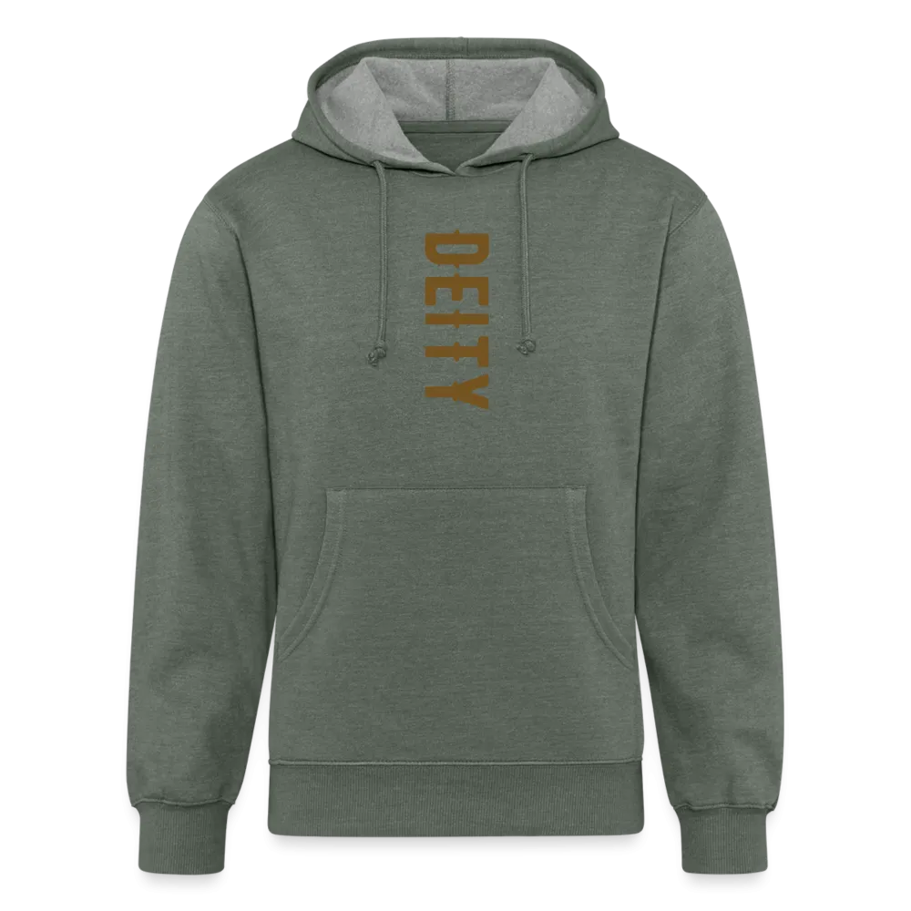 Deity Glitz Print Unisex Organic Hoodie