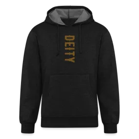 Deity Glitz Print Unisex Organic Hoodie