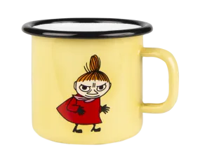 Enamel Mug - Little My, Yellow (Retro, 2.5dl)