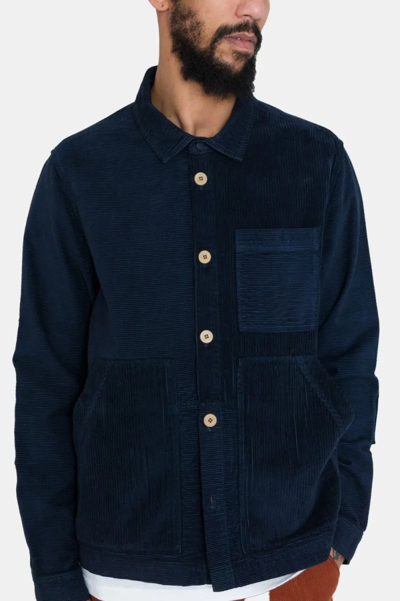 Folk Assembly Worker Jacket (Navy Cord Mix)