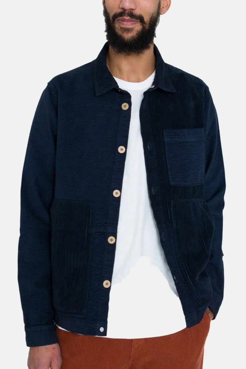 Folk Assembly Worker Jacket (Navy Cord Mix)