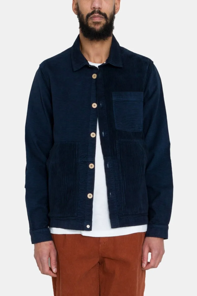 Folk Assembly Worker Jacket (Navy Cord Mix)