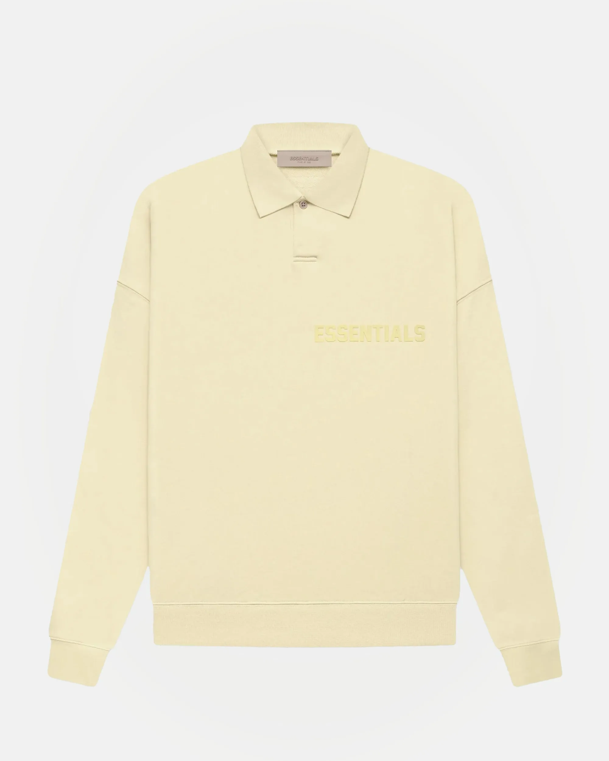 Long Sleeve Polo in Canary