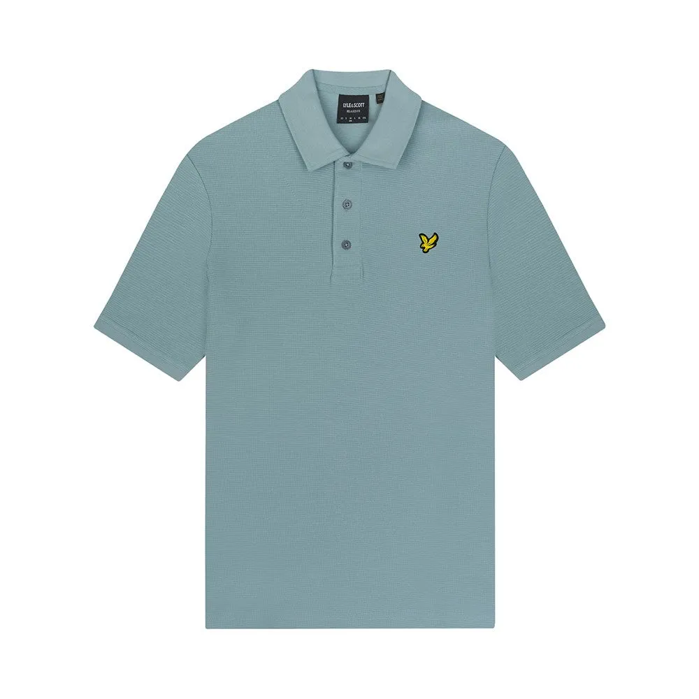 Lyle & Scott Milano Cotton Polo Shirt - Slate Blue