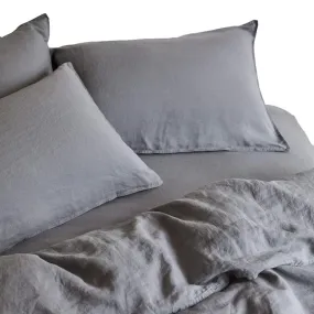 Organic Linen Duvet Storm