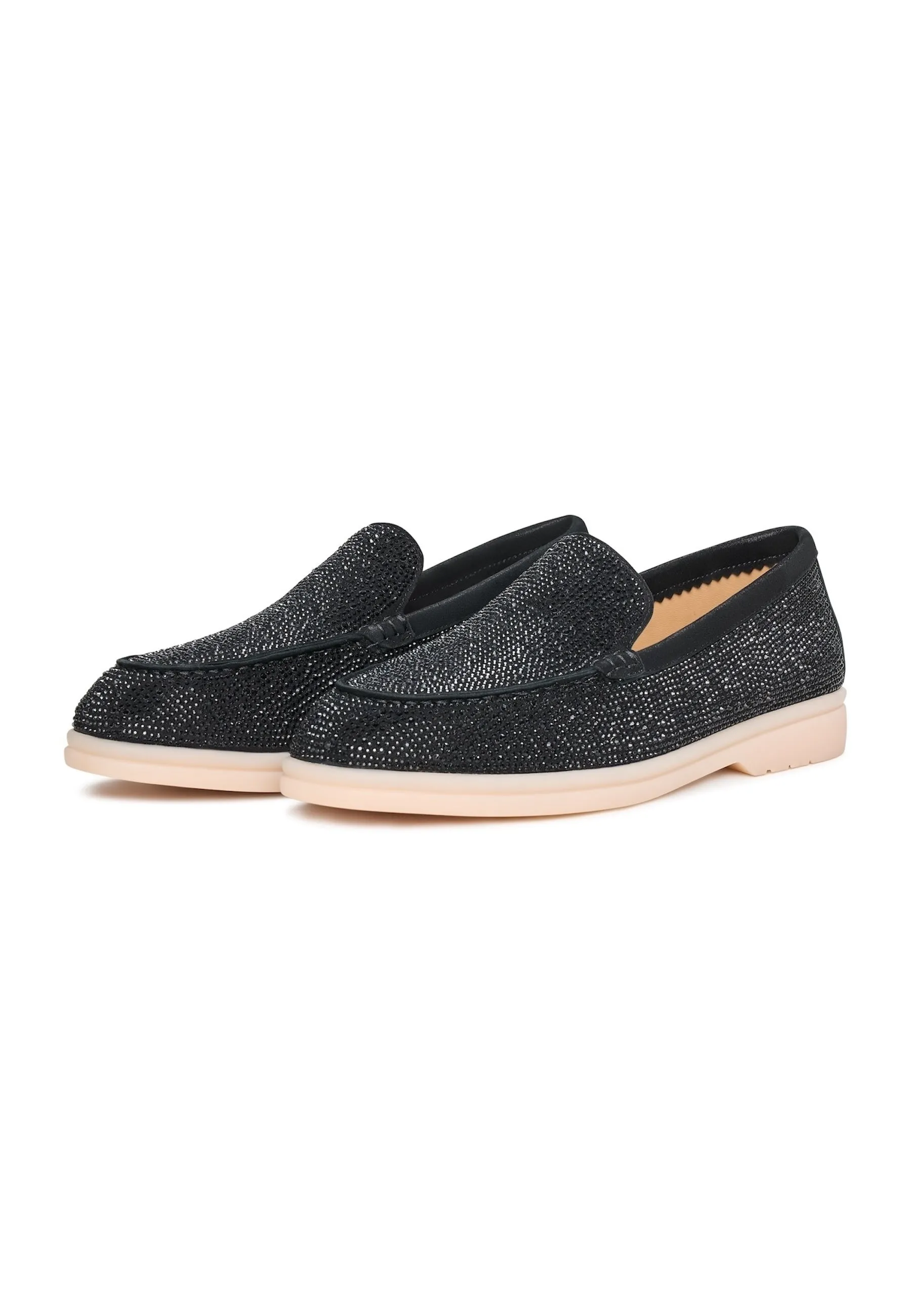 Platform Moccasins Aurea - Black