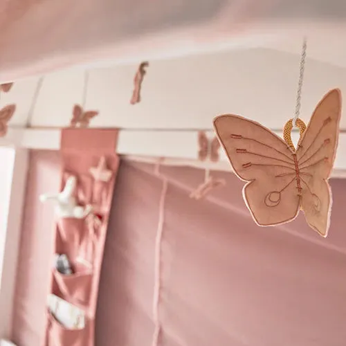 Pocket hanger for the bed - Butterflies