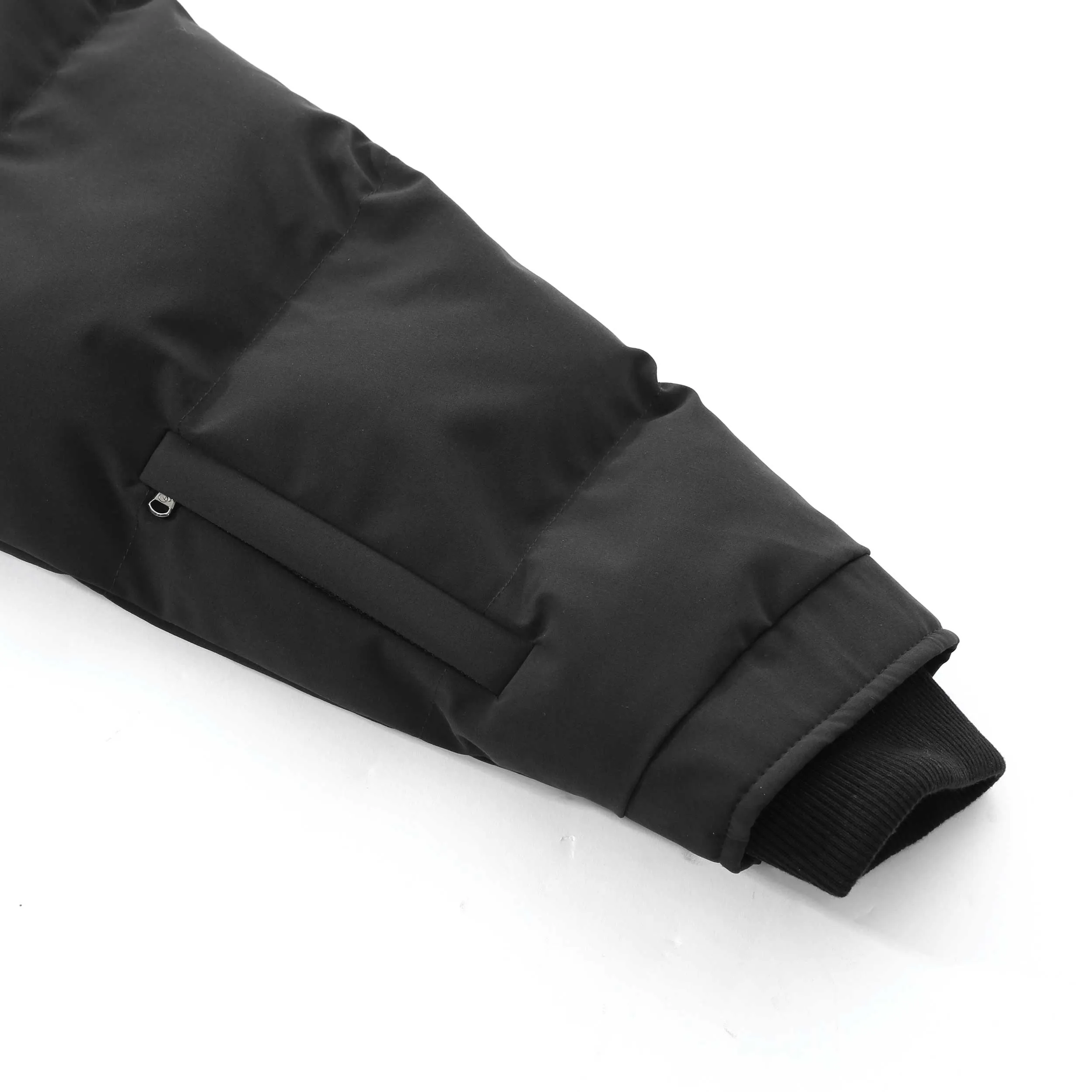 Sandbanks Banks Puffer Jacket in Black