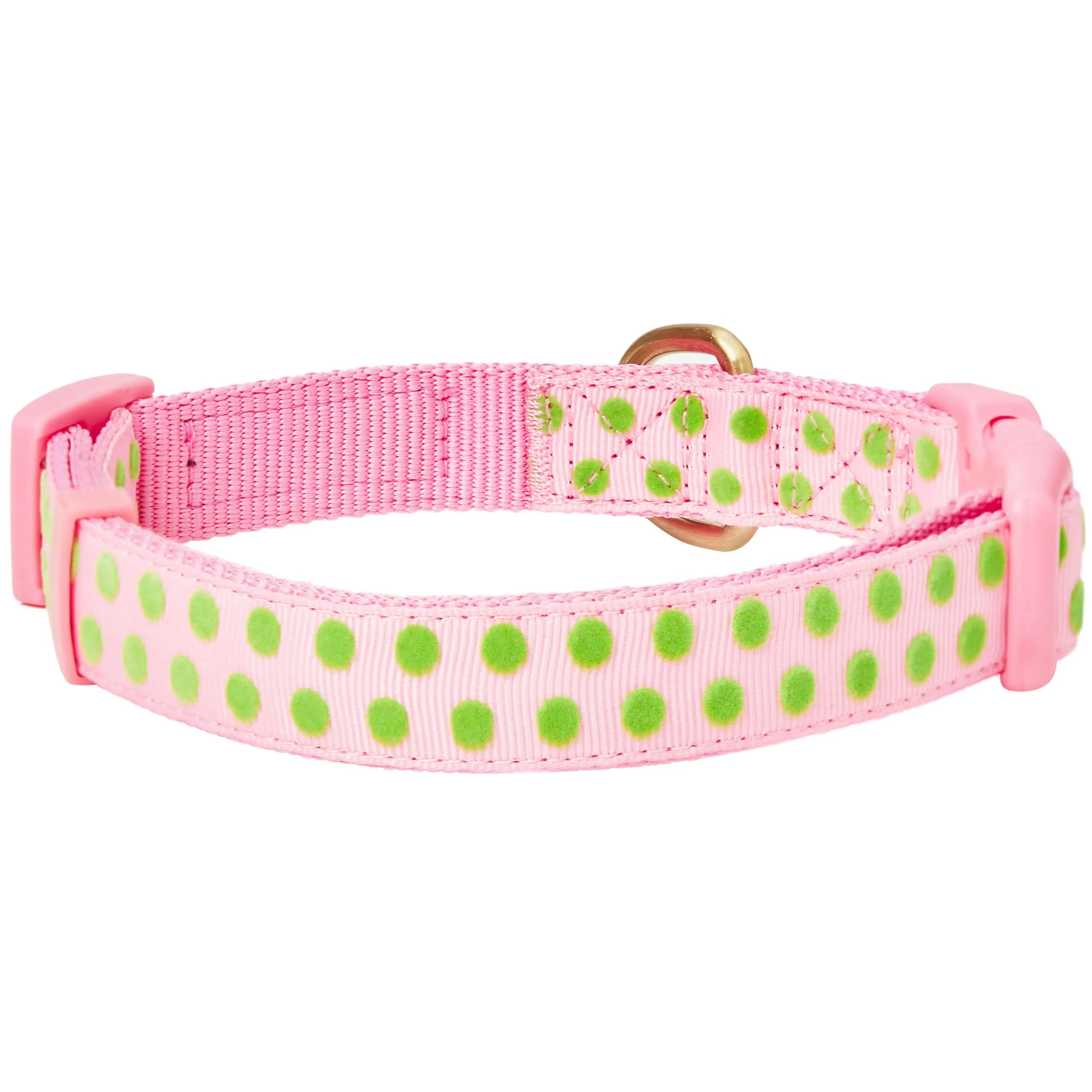 Soft Touch Dotted Velvet Dog Collar