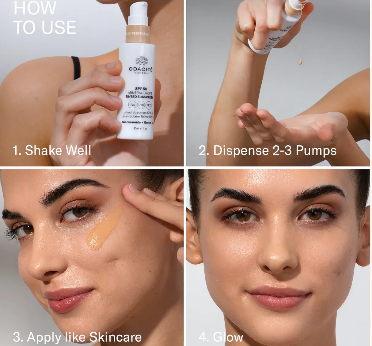 SPF 50 Flex-Perfecting® Sunscreen | Tinted Mineral Drops | Niacinamide   Green Tea