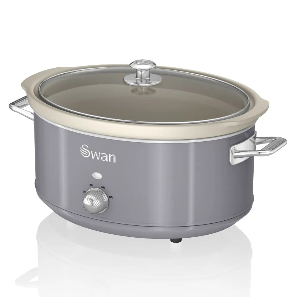 Swan 6.5L Slow Cooker Retro