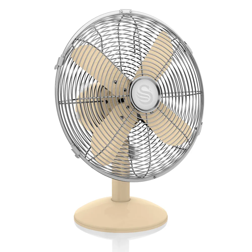 Swan Retro 12 Inch Desk Fan