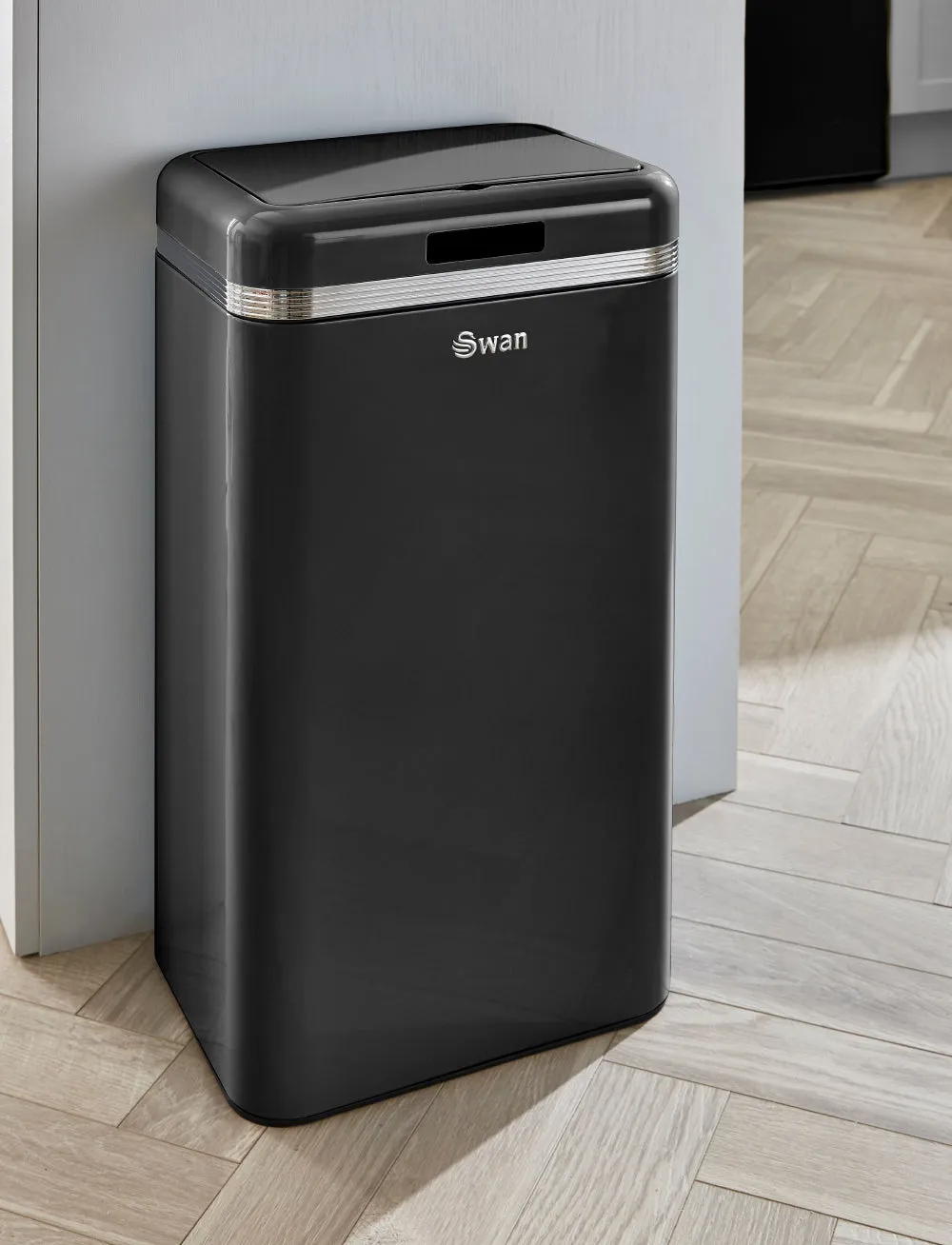 Swan Retro 45L Square Sensor Bin