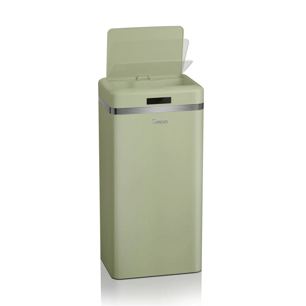 Swan Retro 45L Square Sensor Bin