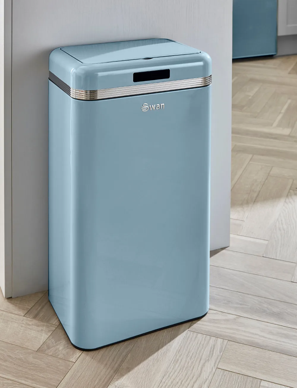 Swan Retro 45L Square Sensor Bin