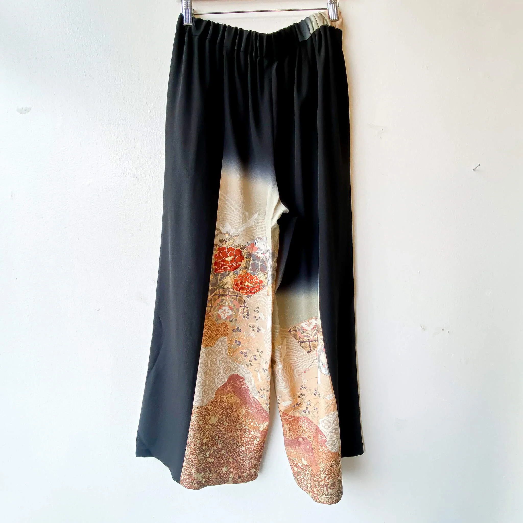 Tsumugi | Vintage Silk Kimono Two Piece | TP9 - Black