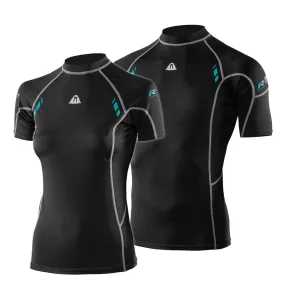 Waterproof FEMALE SHORT SLEEVE RASH GUARD