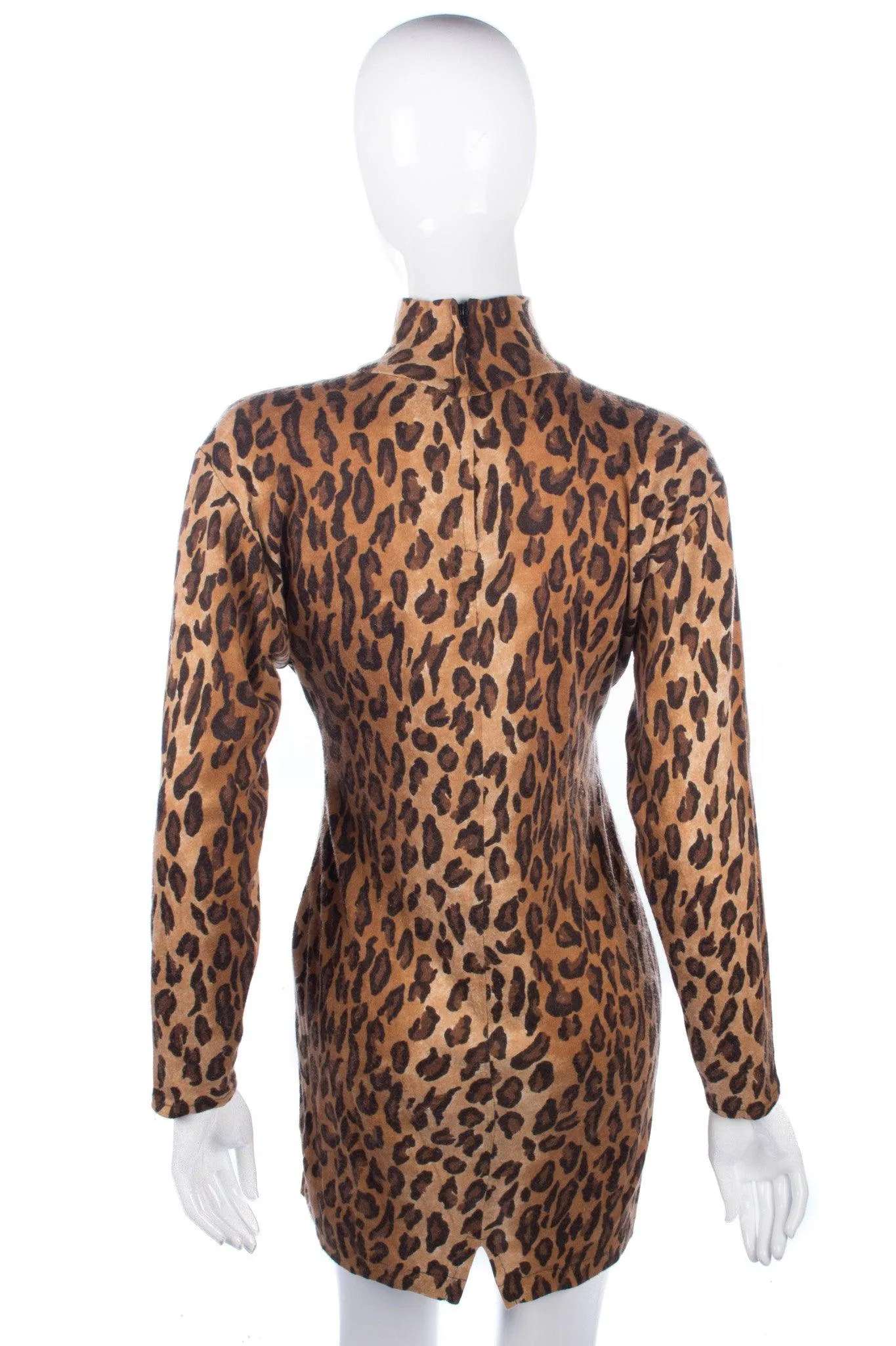 Zaccarelli Majstorovic vintage leopard print short dress S