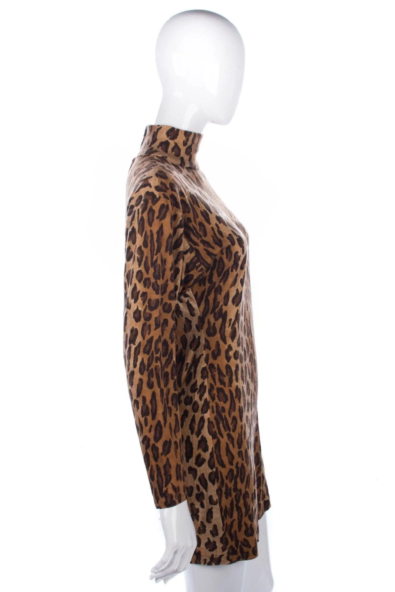 Zaccarelli Majstorovic vintage leopard print short dress S